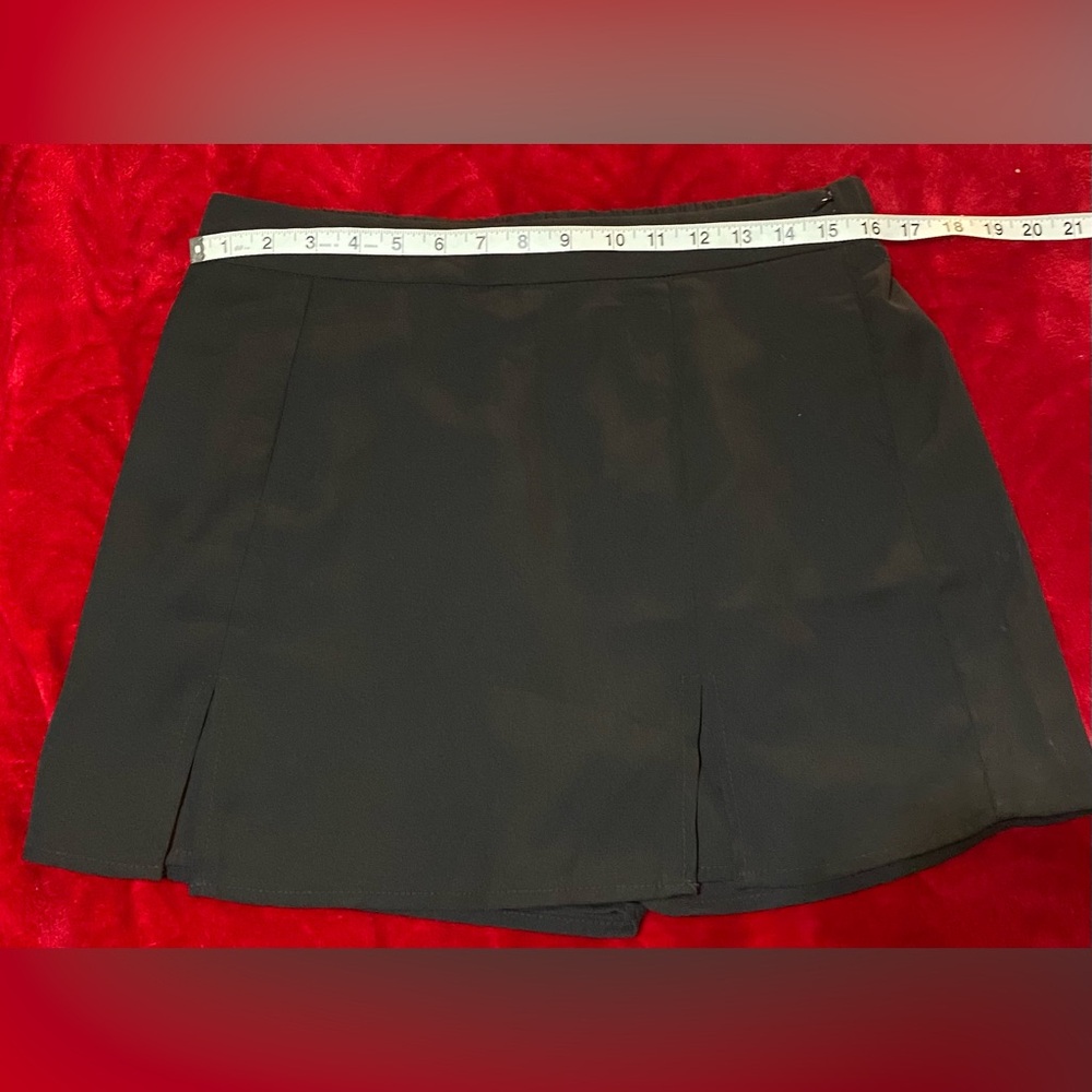 NWT Large Black Skort Suit Measurements in pics Stylish Professional Cute Flare - Picture 6 of 17